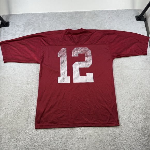 Nike Alabama Crimson Tide Jersey Mens Large Red Football #12 Team Mesh READ - Picture 9 of 10